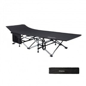 Розкладачка KingCamp OVERSIZE LIGHTWEIGHT
FOLDING CAMPING COT (KC8009) BLACK