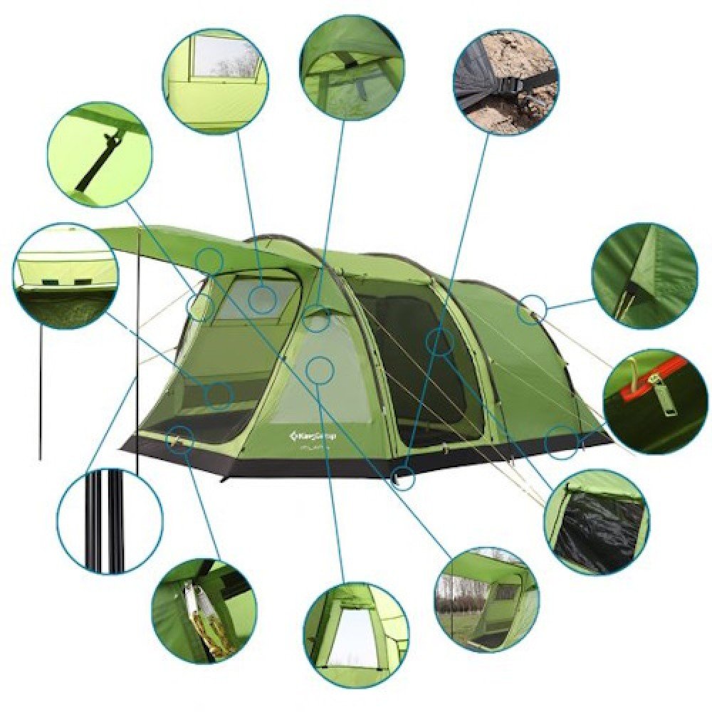 Намет KingCamp MILAN 5 KT3058 GREEN