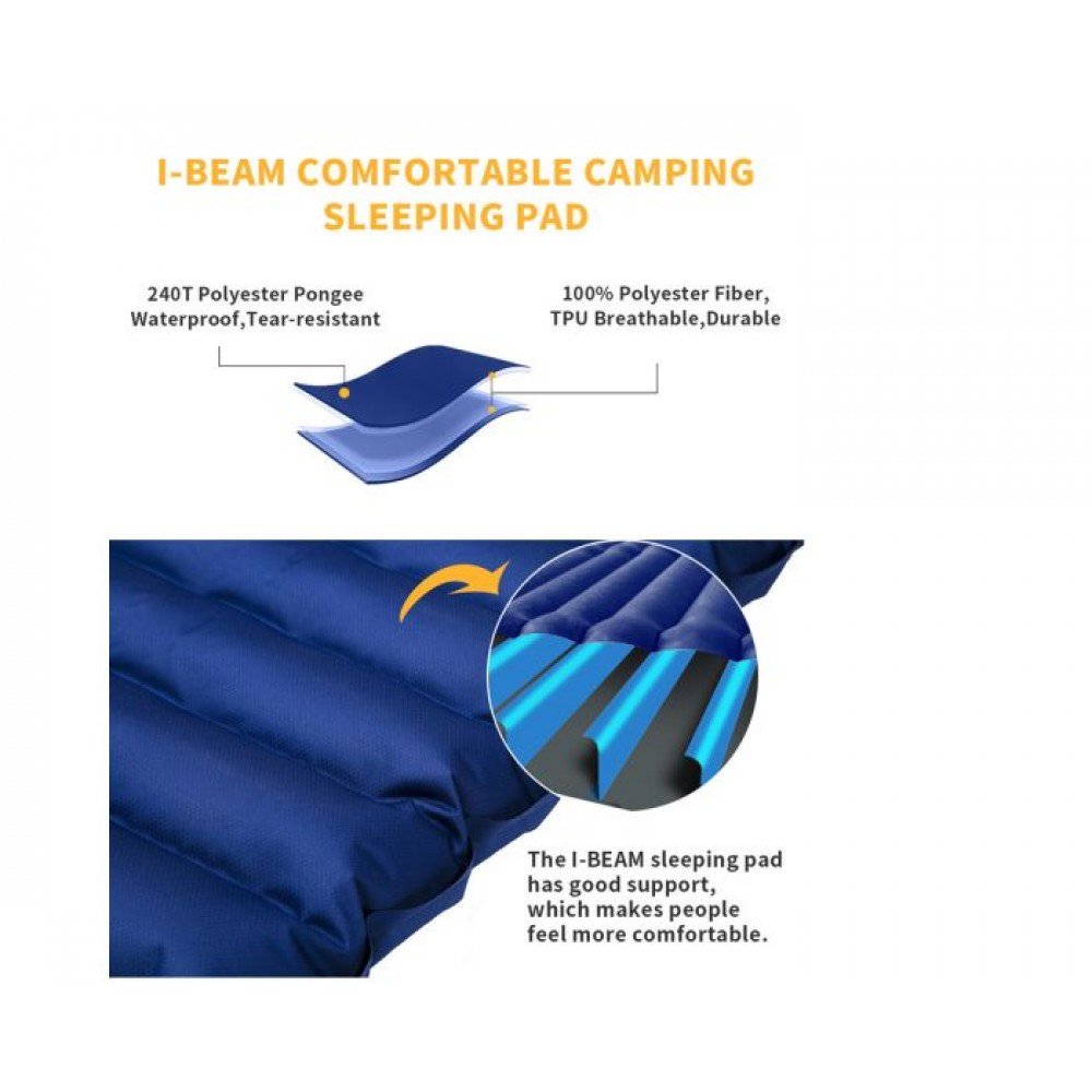 Килимок надувний KingCamp Comfort Light(KM1903) NAVY
