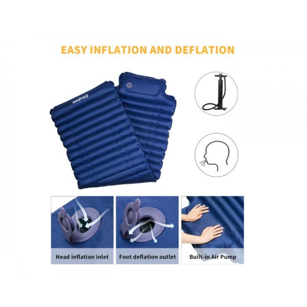 Килимок надувний KingCamp Comfort Light(KM1903) NAVY
