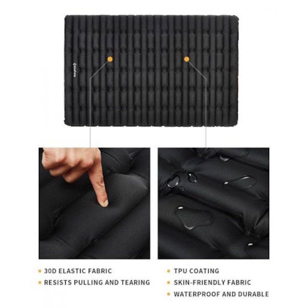 Надувний матрац KingCamp SUPER COMFORT DOUBLE KM1906 BLACK