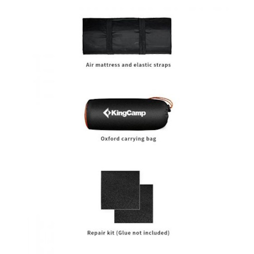 Надувний матрац KingCamp SUPER COMFORT DOUBLE KM1906 BLACK