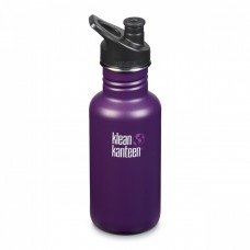 Спортивна пляшка для води Klean Kanteen Classic Sport Cap 532 мл Winter Plum