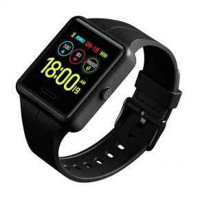 Годинник розумний Skmei 1525, чорний, в металевому боксі