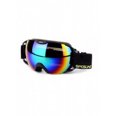 Горнолыжная маска Sposune HX012-1 Glossy Black-Revo Rainbow