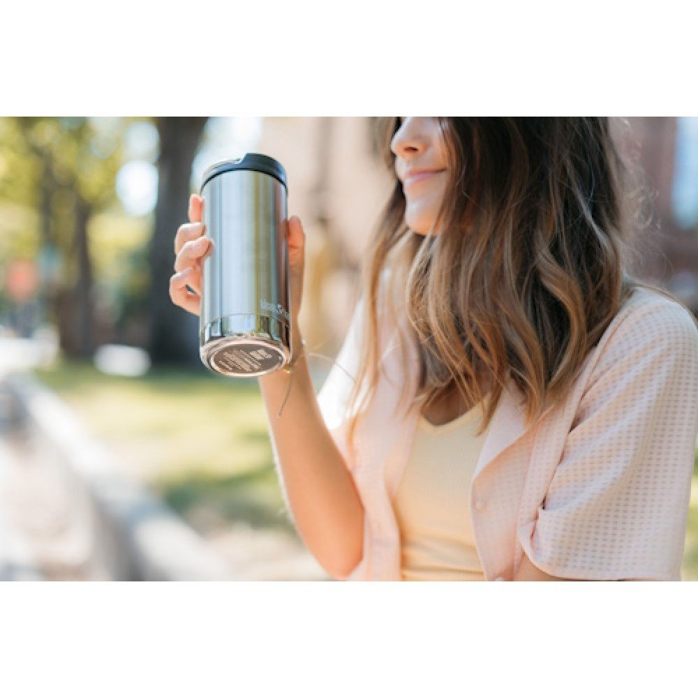 Термокухоль Klean Kanteen TKWide Cafe Cap 355 мл Brushed Stainless