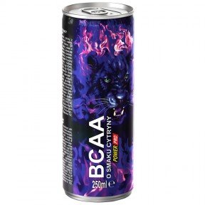 Напій енергетичний газований Power Pro BCAA (0,25л), зі смаком лимона