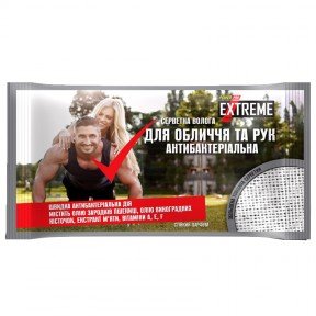 Серветка для обличчя та рук Power Pro Extreme (20x15см, 1 шт.), в упаковці