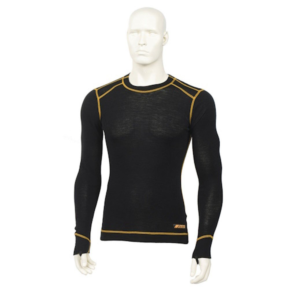 Термокофта Aclima Pro Warm 190 Crew Neck Unisex Jet Black XL