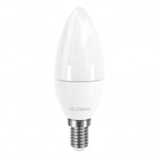 Світлодіодна лампа Global C37 CL-F (5W, 3000K, 220V, E14) AP