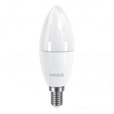 Лампа світлодіодна Maxus C37 CL-F (6W, 4100K, 220V, E14)