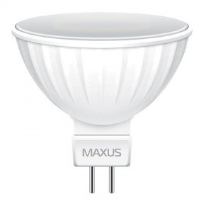 Лампа світлодіодна Maxus MR16 (5W, 3000K, 220V, GU5.3)
