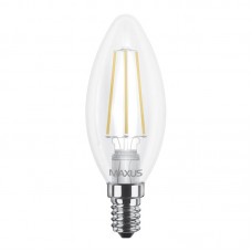 Лампа світлодіодна Maxus C37 FM-C (4W, 4100K, 220V, E14)