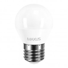 Лампа світлодіодна Maxus G45 F (4W, 3000K, 220V, E27)