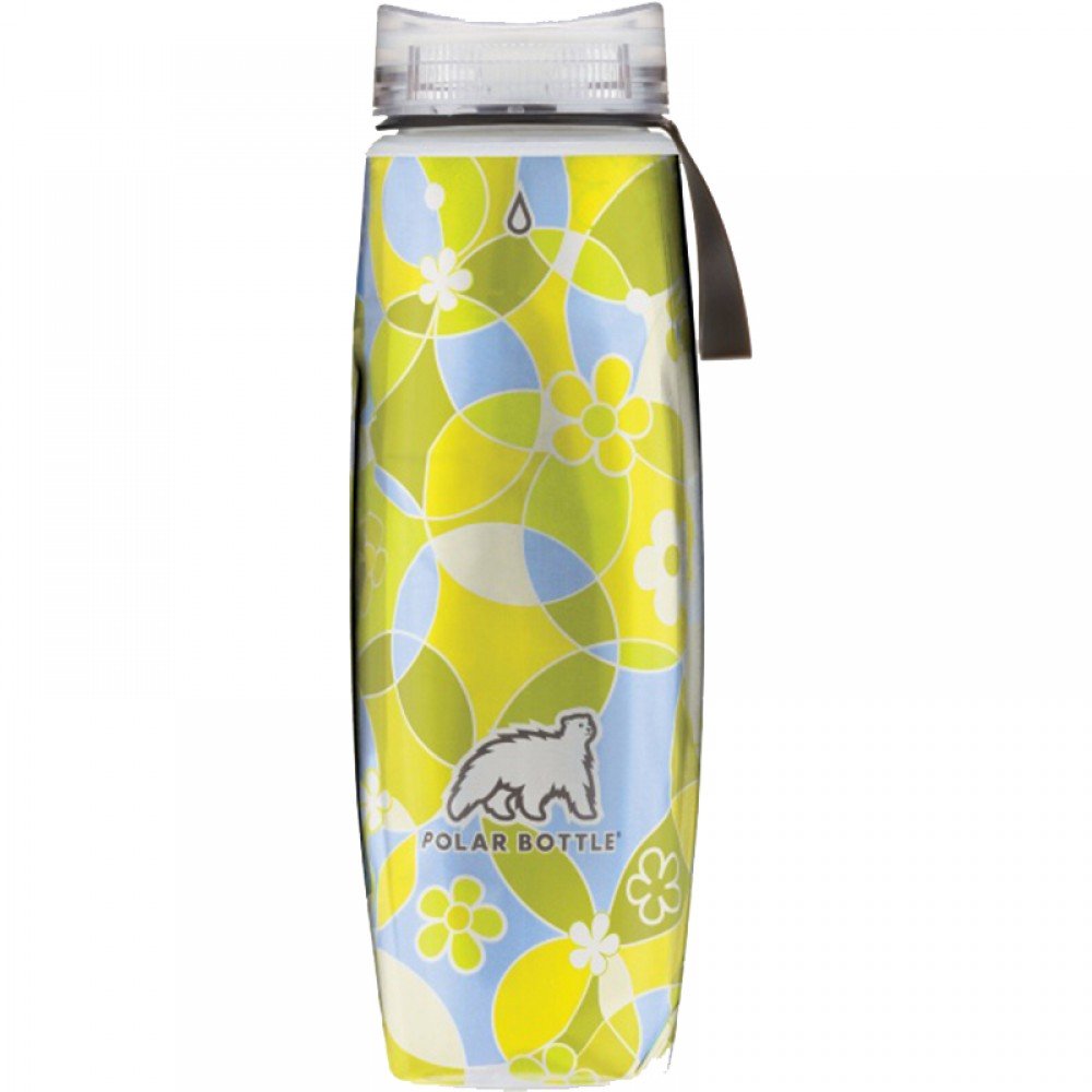 Термопляшка Polar Bottle Ergo Graphic (650мл), circles&flowers
