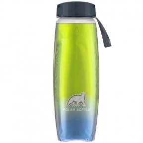 Термопляшка Polar Bottle Ergo Aurora (650мл), lime