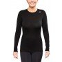 Термокофта жіноча Aclima LightWool Shirt Crew Neck Women Jetblack L