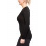 Термокофта жіноча Aclima LightWool Shirt Crew Neck Women Jetblack L