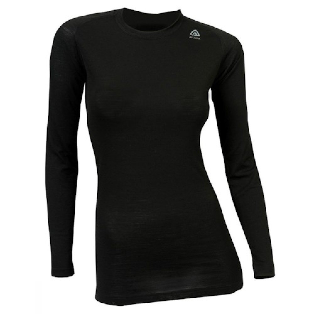 Термокофта жіноча Aclima LightWool Shirt Crew Neck Women Jetblack L