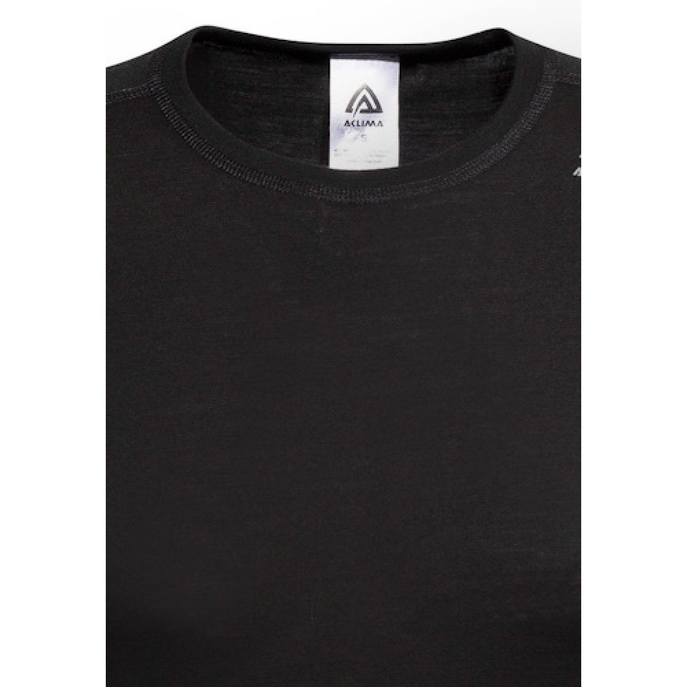 Термокофта жіноча Aclima LightWool Shirt Crew Neck Women Jetblack L