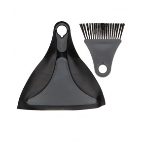 Набір Summit Pop Flexi Dustpan And Brush Black (совок та щітка)