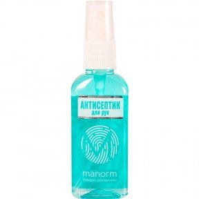 Засіб для дезінфекції, антисептик Манорм Malachitе (50мл), спрей