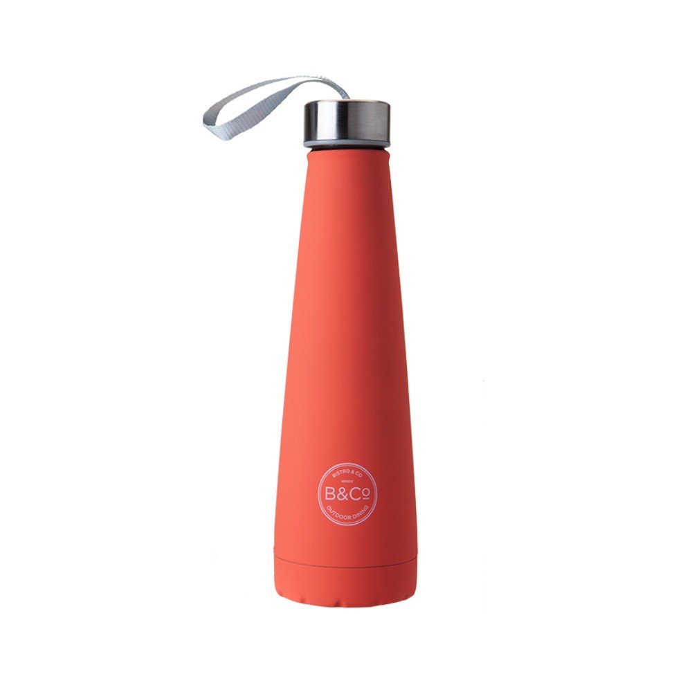 Термопляшка Summit B&Co Conical Bottle Flask Rubberized 450 мл