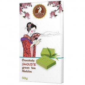 Шоколад білий Shoud'e Matcha (зелений чай, 90г)