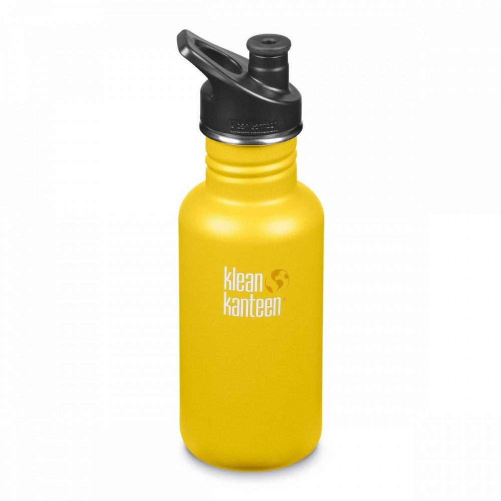 Спортивна пляшка для води Klean Kanteen Classic Sport Cap 532 мл Lemon Curry