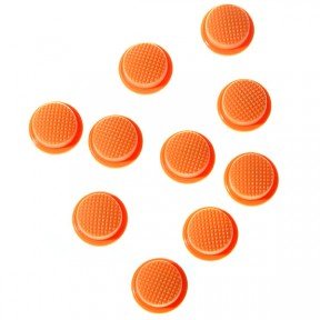 Cіліконові кнопки для ліхтарів (14 x 8mm), оранжеві