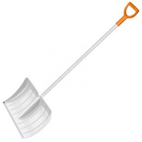 Лопата для збирання снігу Fiskars Snow Xpert Pusher White (довжина: 1475мм, 1400г) 1003606