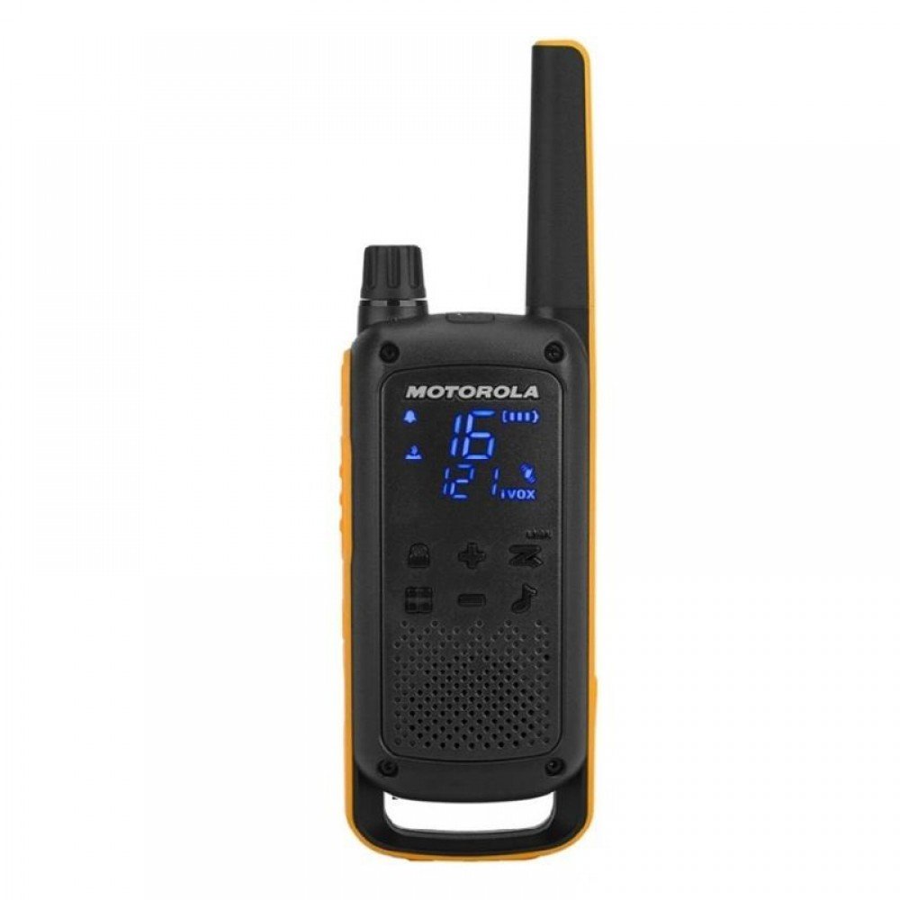 Рація Motorola T82 EXT Tourism (0,5W, PMR446, 446 MHz, до 10 км, 16 каналів, АКБ), чорна