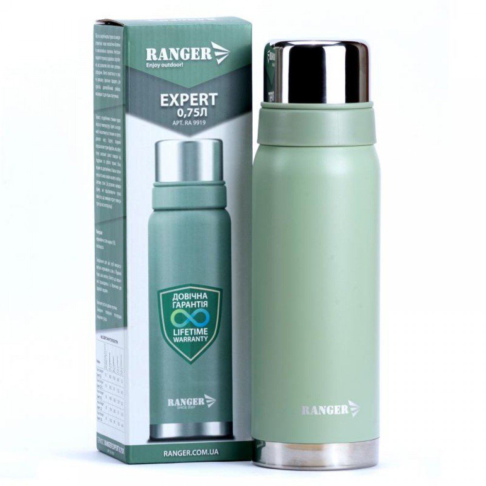 Термос Ranger Expert 0,75л оливковий RA 9919