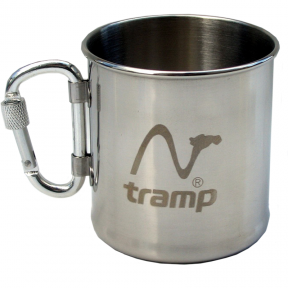 Кухоль Tramp TRC-012 (0,3л), сталевий, з карабіном