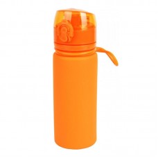 Бутылка складная силиконовая Tramp TRC-093 (0.5л), оранжевая