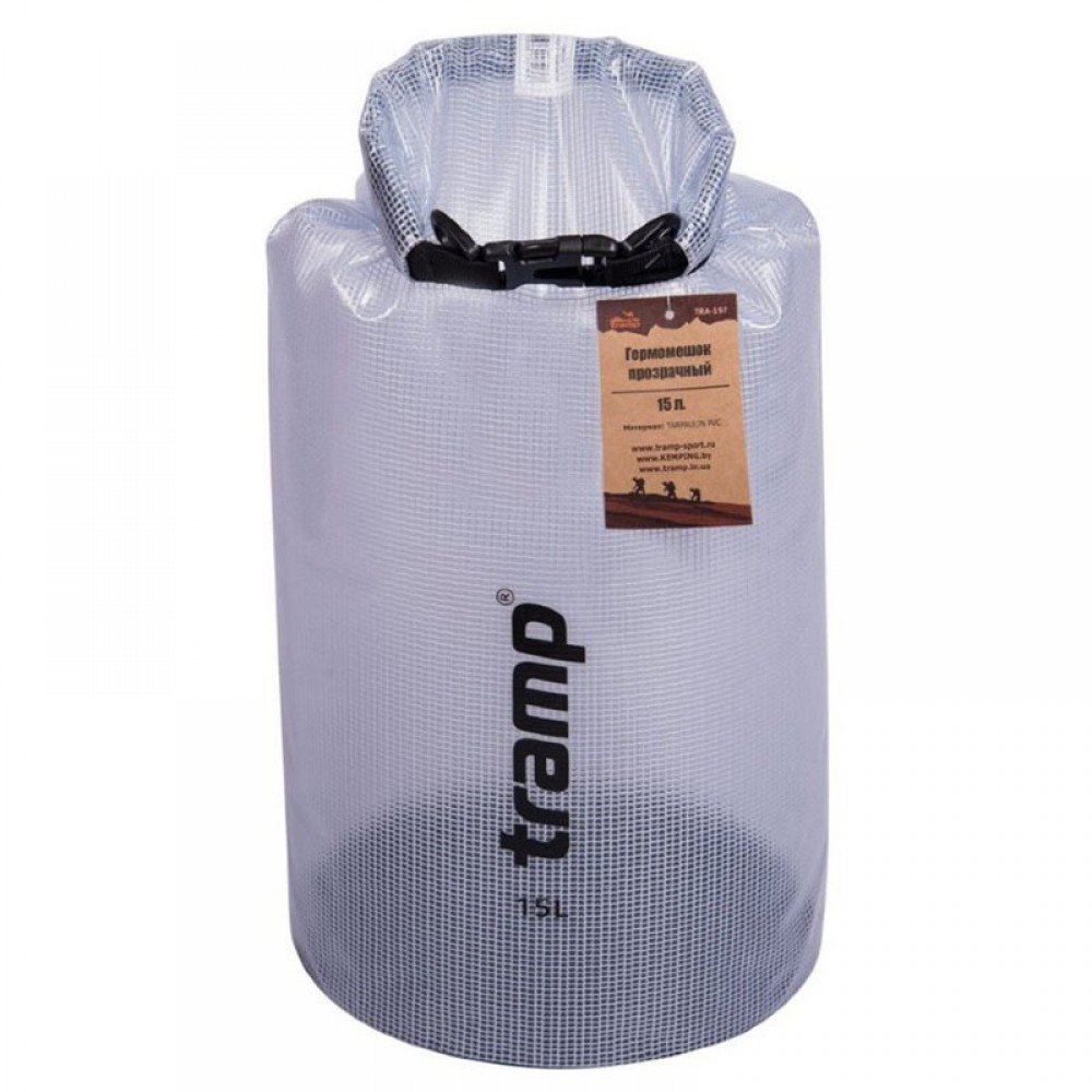 Гермомішок Tramp TRA-197 (15л), прозорий