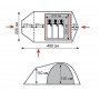 Намет тримісний туристичний Tramp Cave v2 TRT-021 зелений