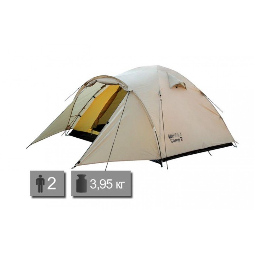 Намет двомісний Tramp Lite Camp 2 TLT-010-sand пісочний