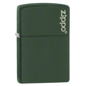 Запальничка Zippo Green Matte with Logo, 221ZL