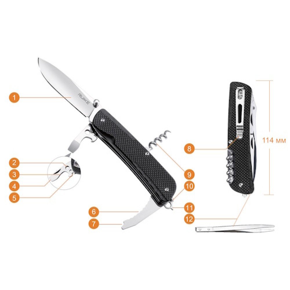Ніж складаний мультитул Ruike Trekker LD21-B
