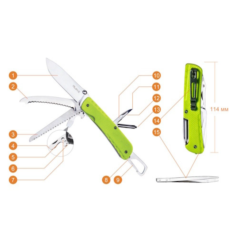 Ніж складаний мультитул Ruike Trekker LD43