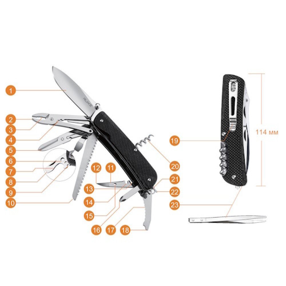 Ніж складаний мультитул Ruike Trekker LD51-B