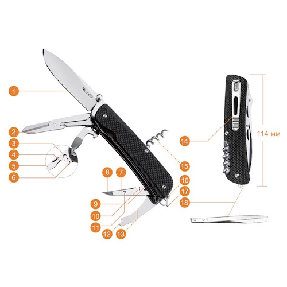 Ніж складаний мультитул Ruike Trekker LD31-B