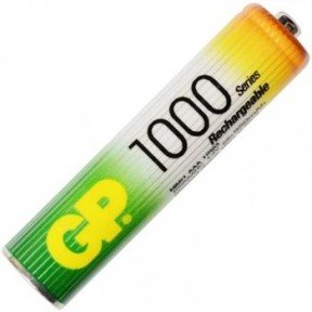 Акумулятор нікель-металогідридний Ni-MH AAA (R03) GP, 1.2V (1000mAh)