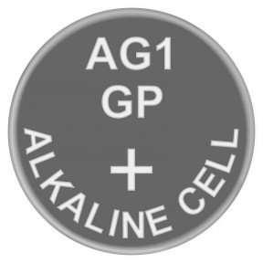 Батарейка годинникова лужна AG1 (LR60, LR620, GP164) GP 1.5V
