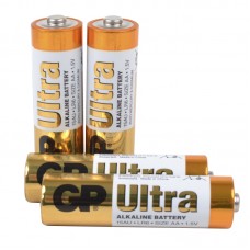 Батарейка лужна Alkaaline AA Ultra (15AUHM-2UE4, LR6) GP 1.5V (4шт, блістер)