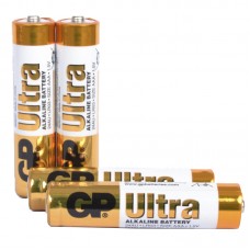 Батарейка лужна Alkaaline AAA Ultra (24AU-U4, LR03, AUP) GP 1.5V (4шт, блістер)
