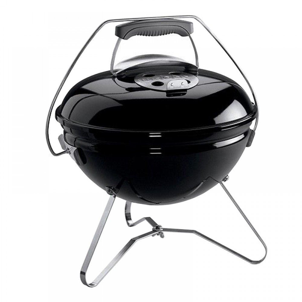 Гриль на вугіллі Weber Smokey Joe Premium (430х460х410мм), чорний, (подряпини)
