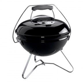 Гриль на вугіллі Weber Smokey Joe Premium (430х460х410мм), чорний, (подряпини)