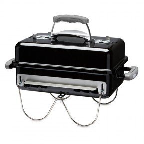 Гриль на вугіллі Weber Go-Anywhere Holzkohle (430х410х310мм), чорний
